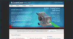 Desktop Screenshot of laserlinemfg.com